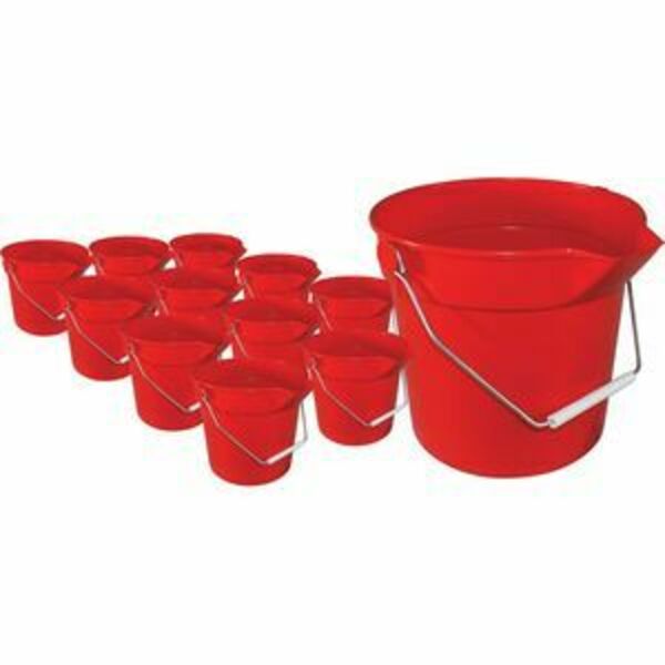 Impact Products Bucket, 10Qt, Deluxe, Red IMP5510RCT